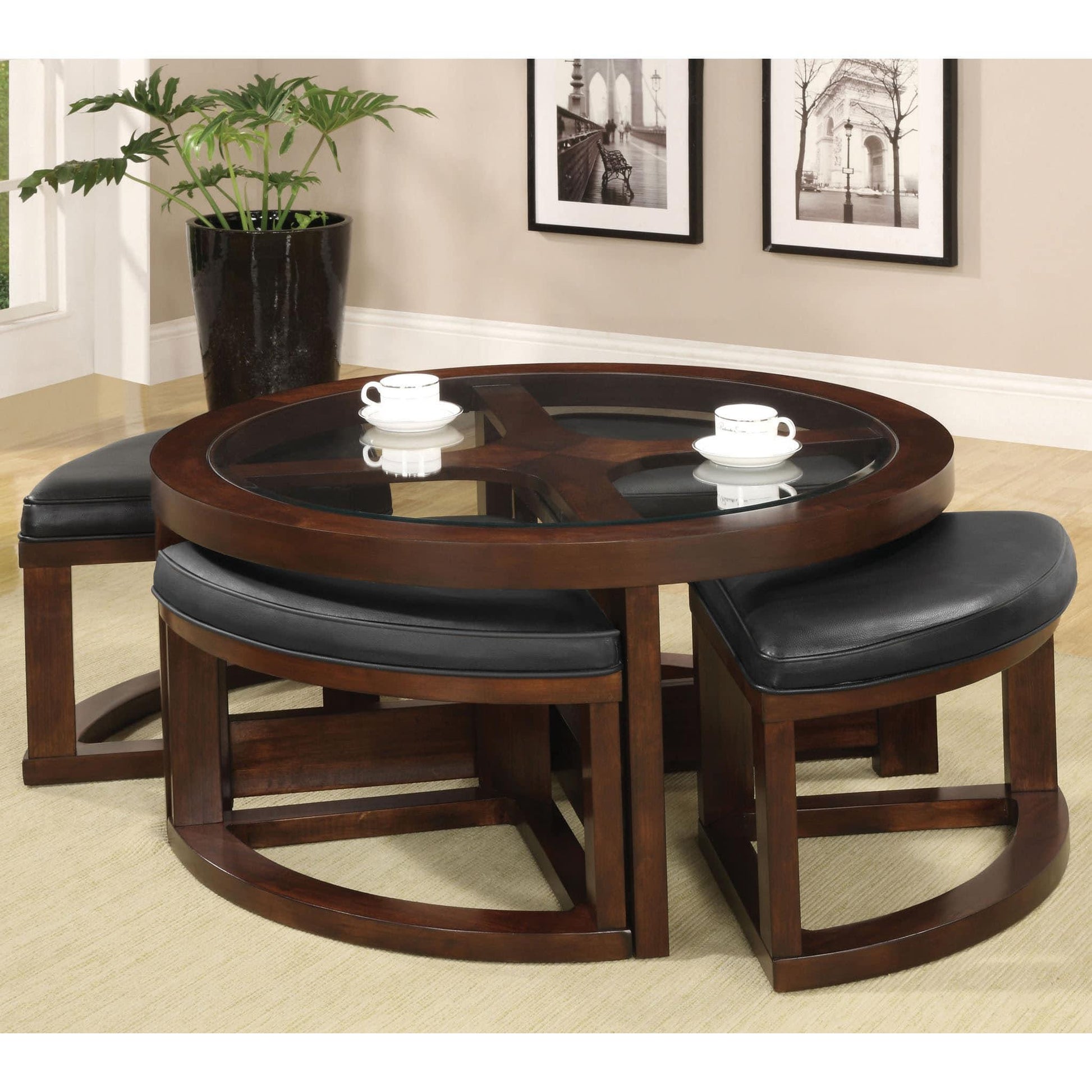 Furniture of America Crystal Cove CM4321C Coffee Table IMAGE 2