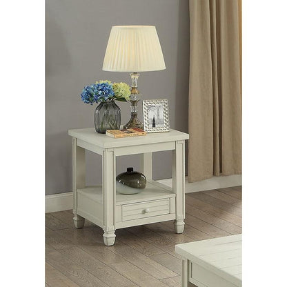  Furniture of America Suzette End Table CM4615WH-E IMAGE 2
