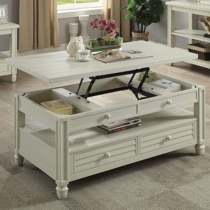  Furniture of America Suzette Lift Top Coffee Table CM4615WH-C IMAGE 1