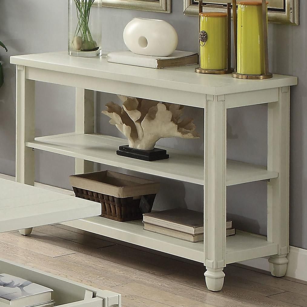  Furniture of America Suzette Sofa Table CM4615WH-S IMAGE 1