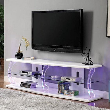  Furniture of America Ernst Flat Panel TV Stand CM5901WH-TV-72 IMAGE 2