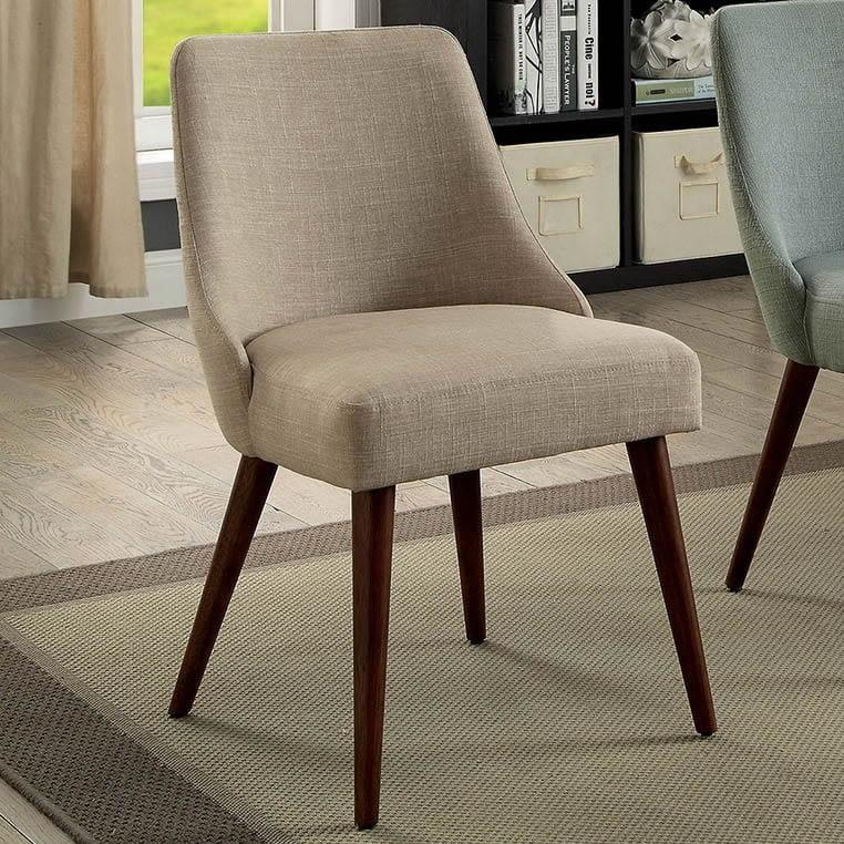  Furniture of America Pollard Stationary Fabric Accent Chair CM-AC6330BG-2PK IMAGE 1