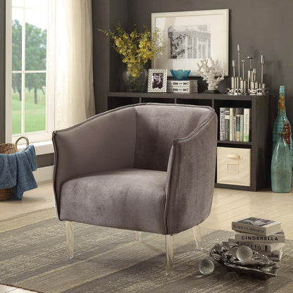  Furniture of America Donostia Stationary Fabric Accent Chair CM-AC6348GY IMAGE 4