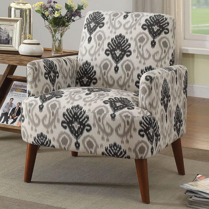  Furniture of America Bray Stationary Fabric Accent Chair CM-AC6189FP IMAGE 1