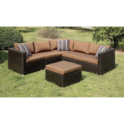  Furniture of America Outdoor Seating Sectionals CM-OS1821BR-SET IMAGE 1