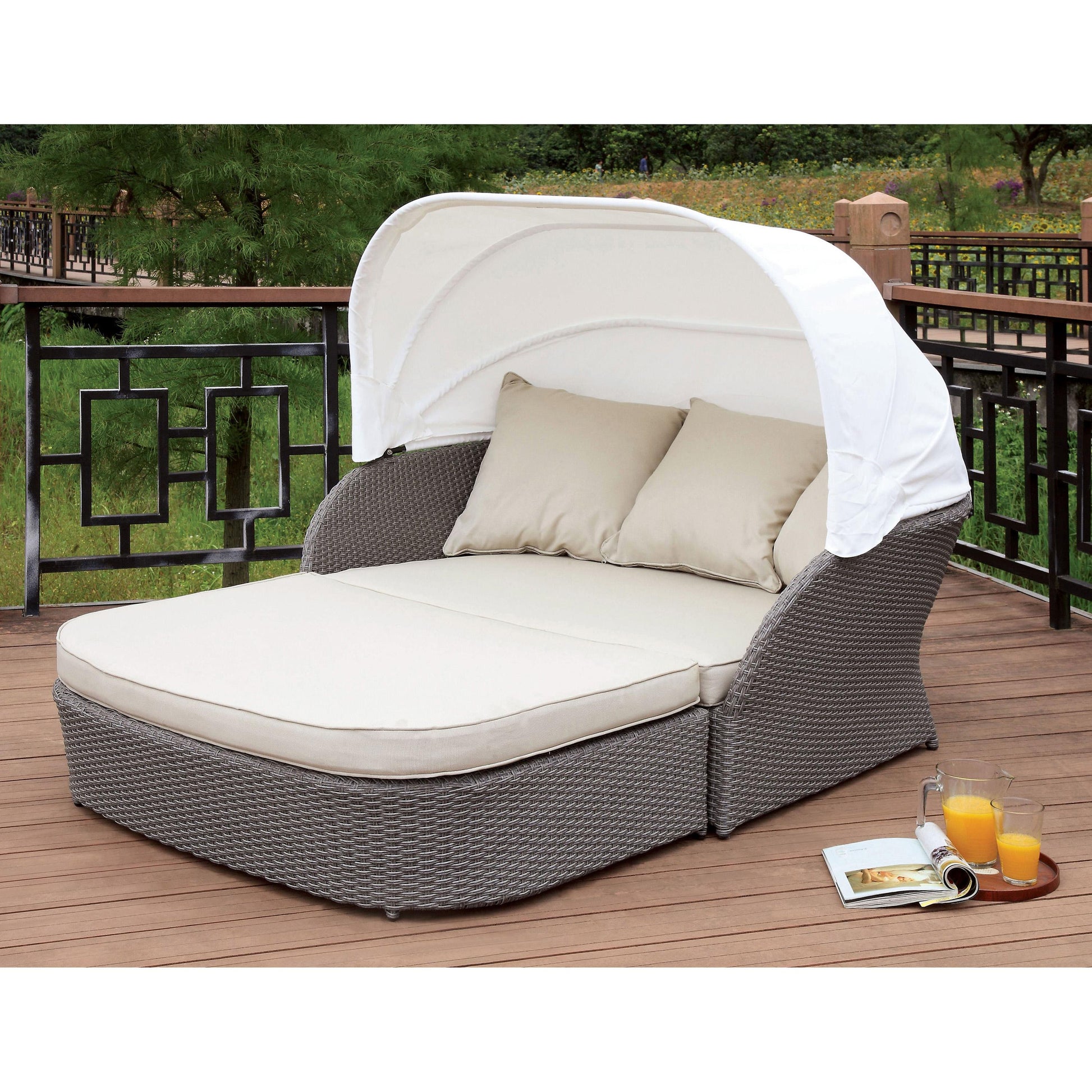  Furniture of America Outdoor Seating Daybed CM-OS2107 IMAGE 1