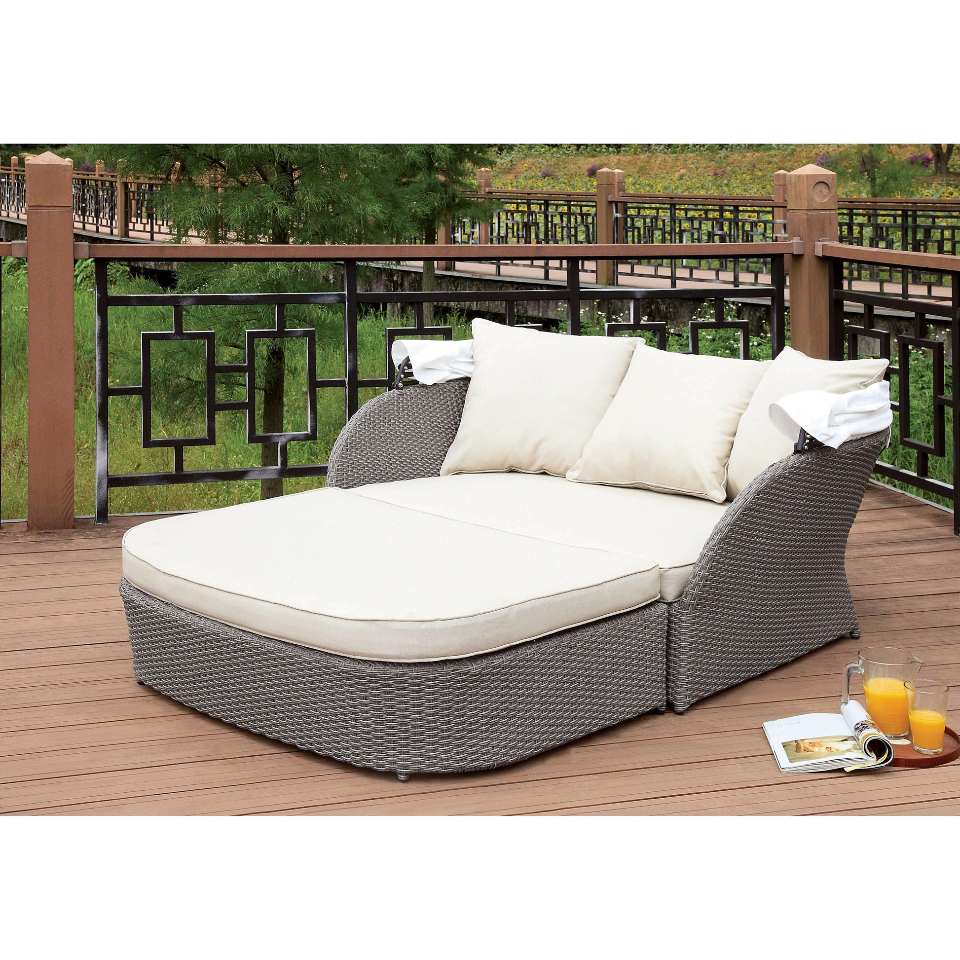  Furniture of America Outdoor Seating Daybed CM-OS2107 IMAGE 3