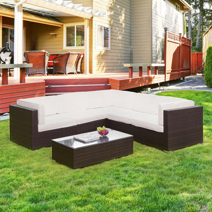  Furniture of America Outdoor Seating Sectionals CM-OS2115WH-SET IMAGE 1