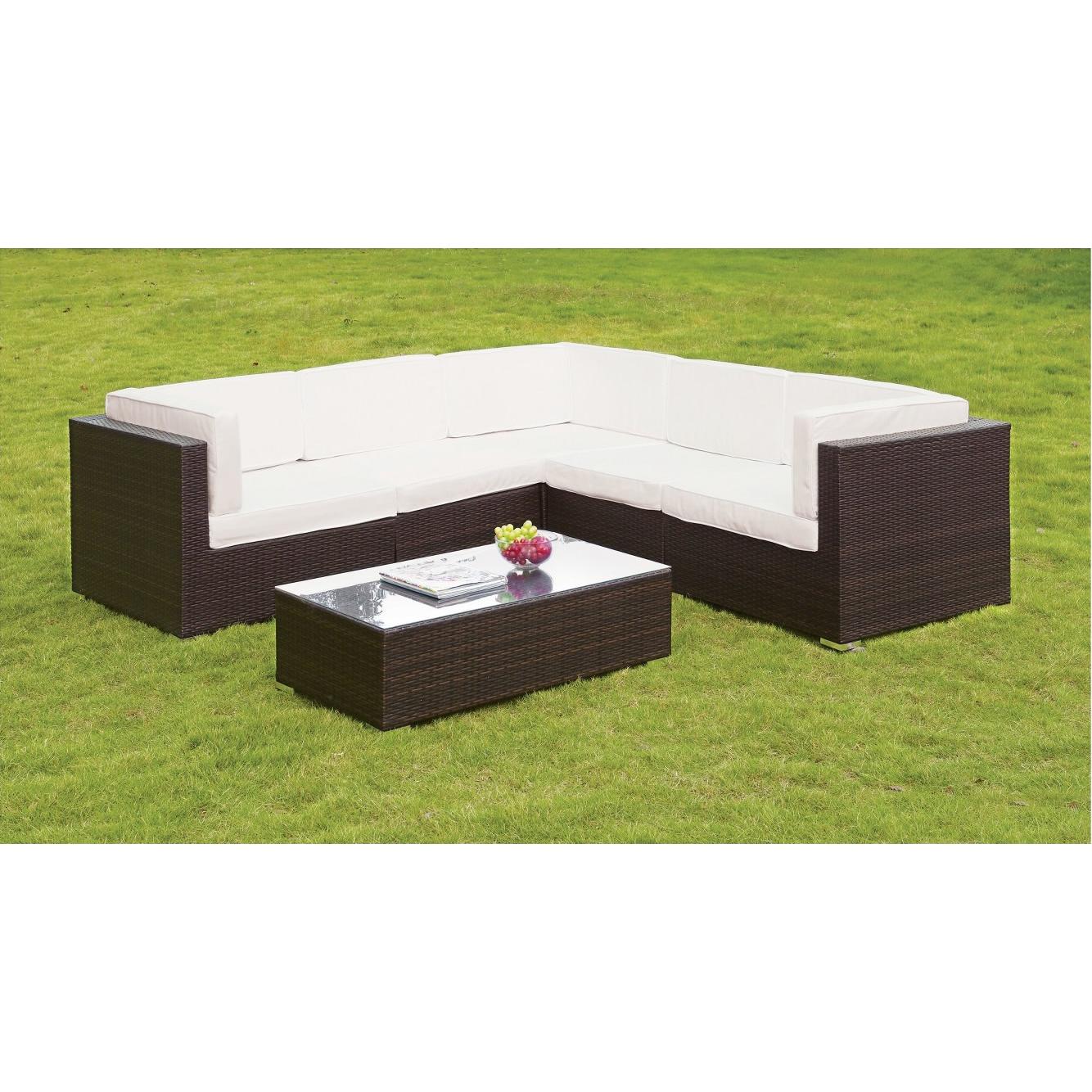  Furniture of America Outdoor Seating Sectionals CM-OS2115WH-SET IMAGE 2