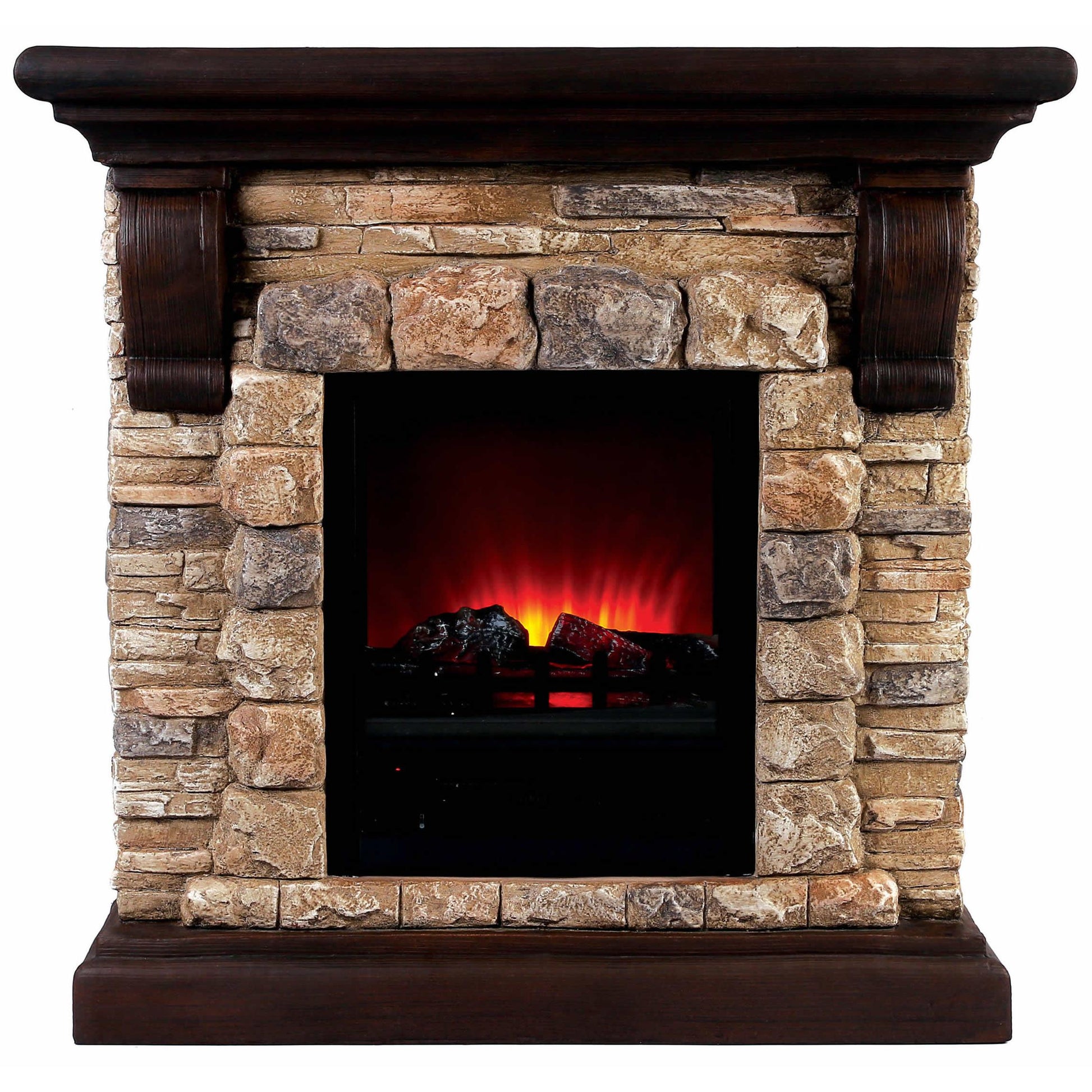  Furniture of America Vesti Portable Electric Fireplace L9H135 IMAGE 1