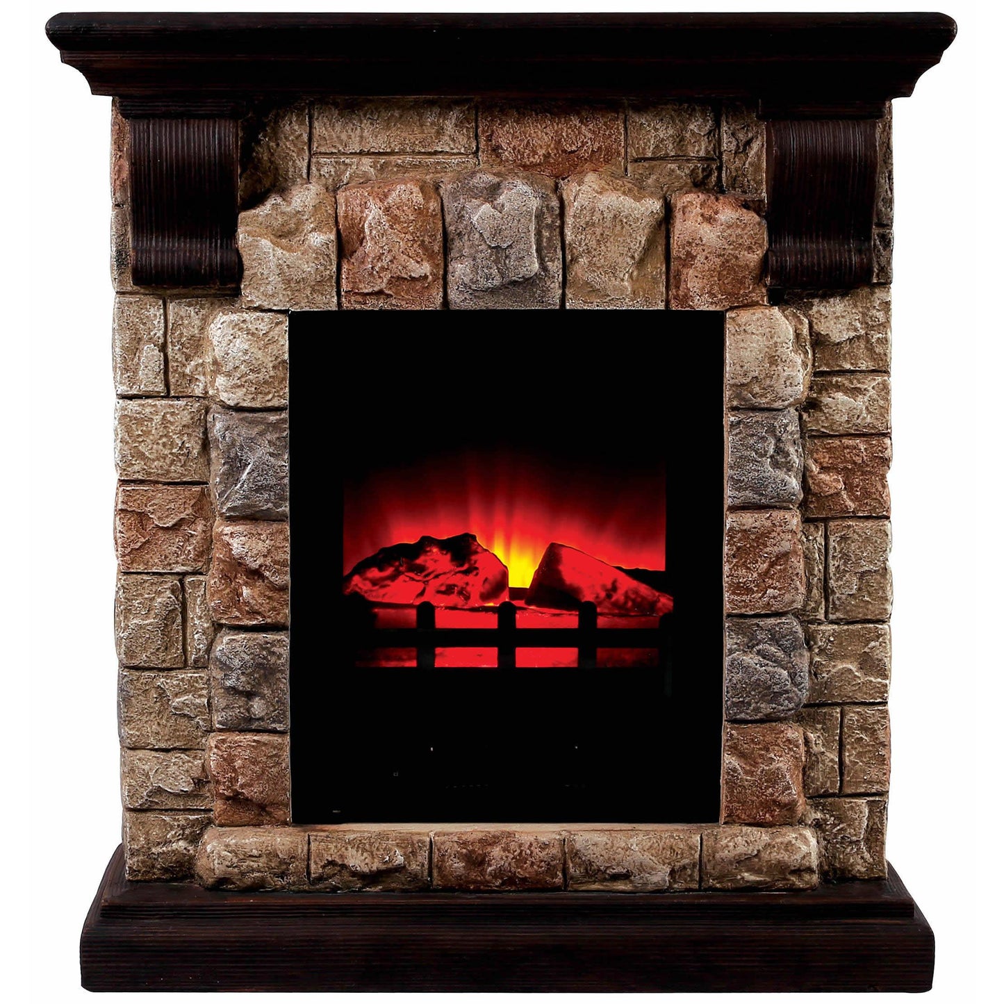 Furniture of America Vesti Portable Electric Fireplace L9H135S IMAGE 1