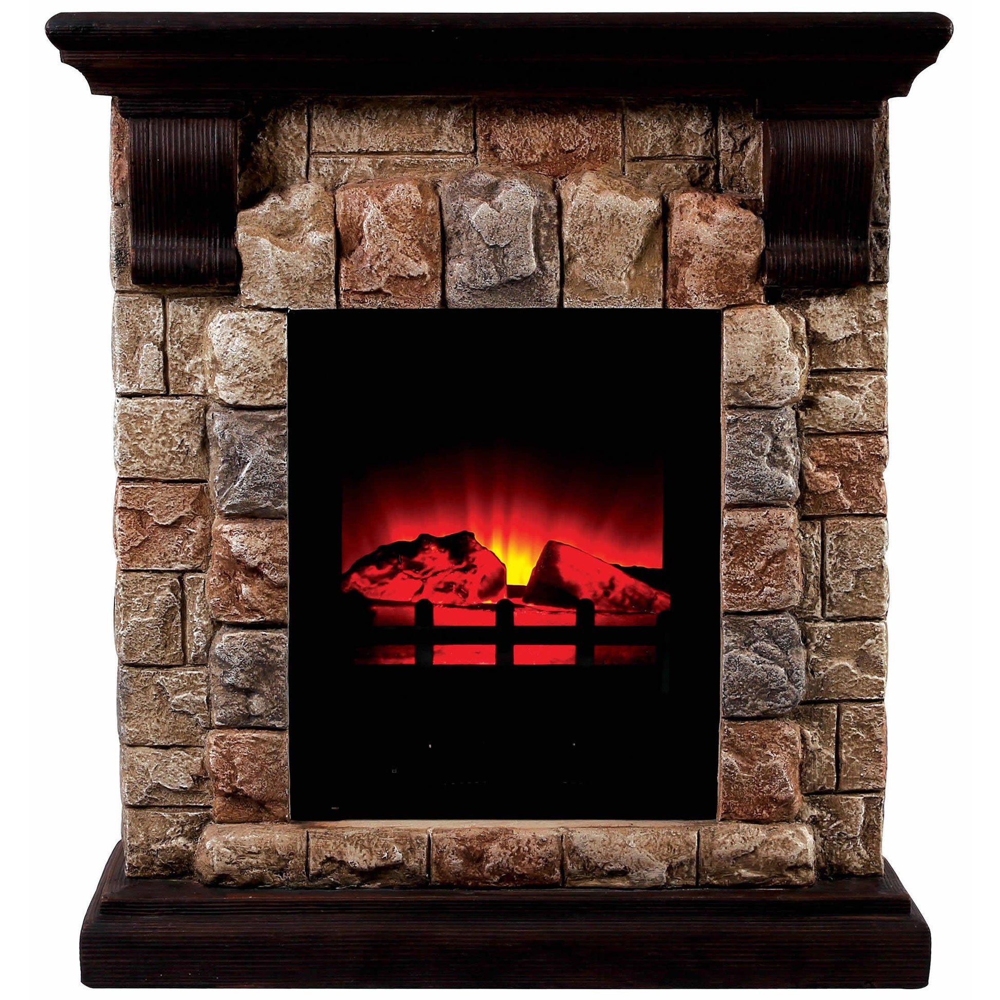  Furniture of America Vesti Portable Electric Fireplace L9H135S IMAGE 1