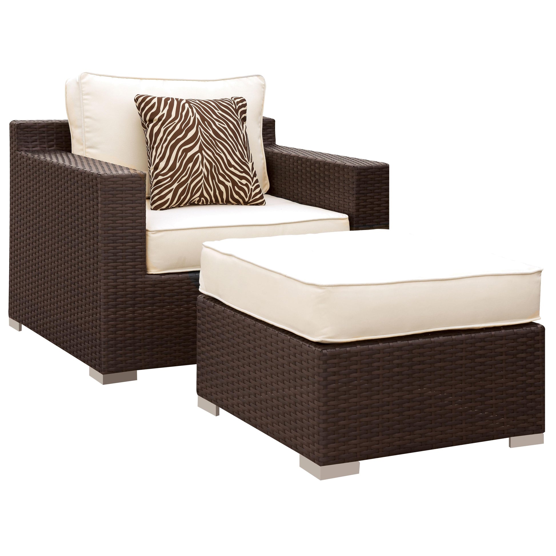  Furniture of America Outdoor Seating Sets CM-OS1827WH-SET IMAGE 4