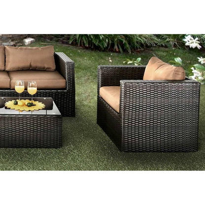  Furniture of America Outdoor Seating Sets CM-OS1820BR IMAGE 5