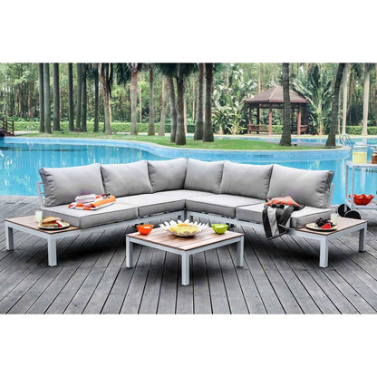  Furniture of America Outdoor Seating Sectionals CM-OS2580GY-PK IMAGE 2