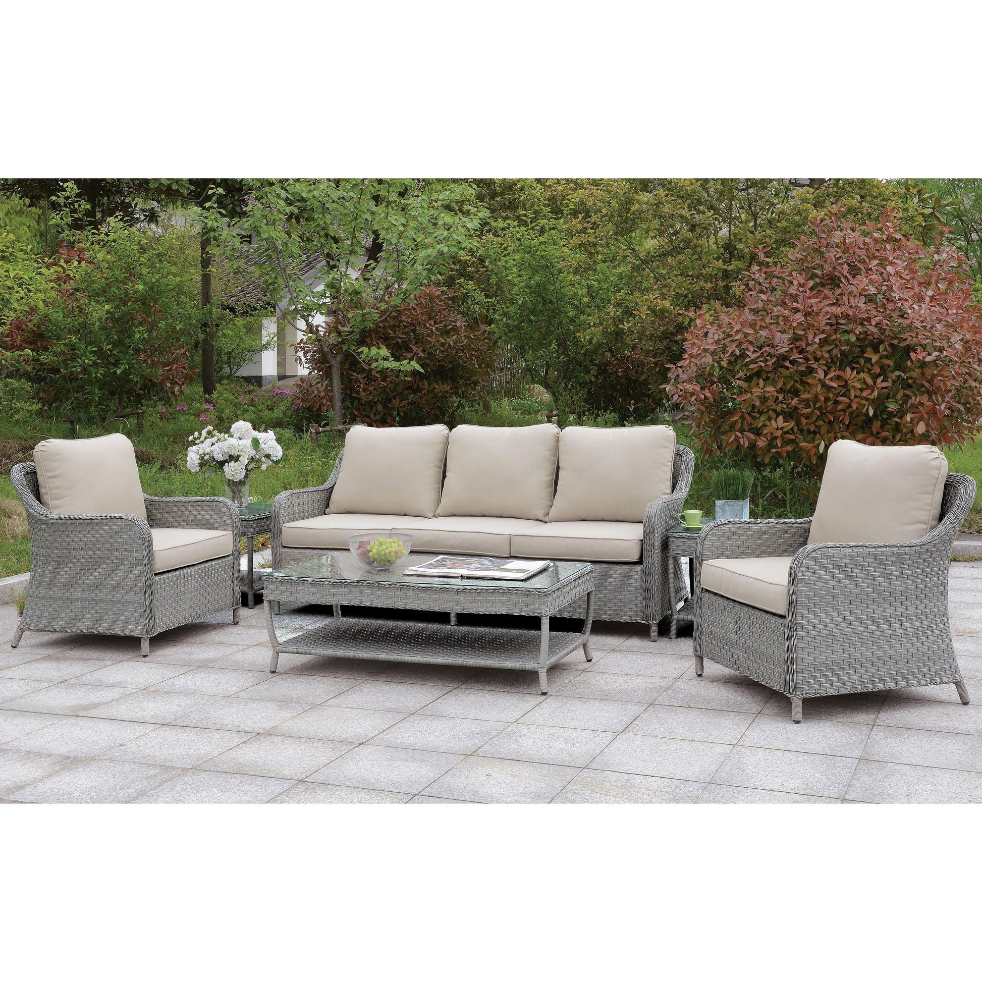  Furniture of America Outdoor Seating Sets CM-OS1881-SET IMAGE 1