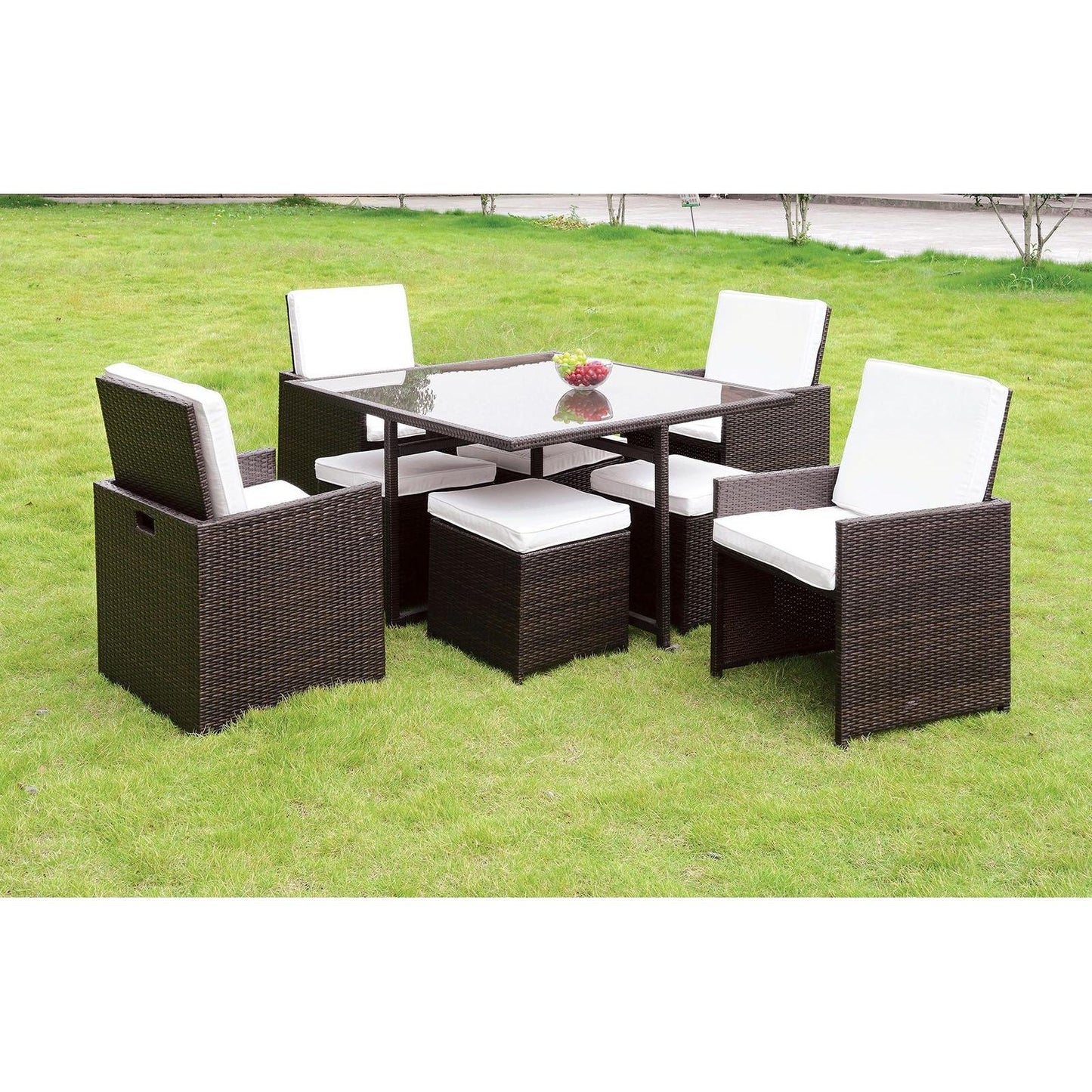  Furniture of America Outdoor Dining Sets 9-Piece CM-OT2101-SET IMAGE 3