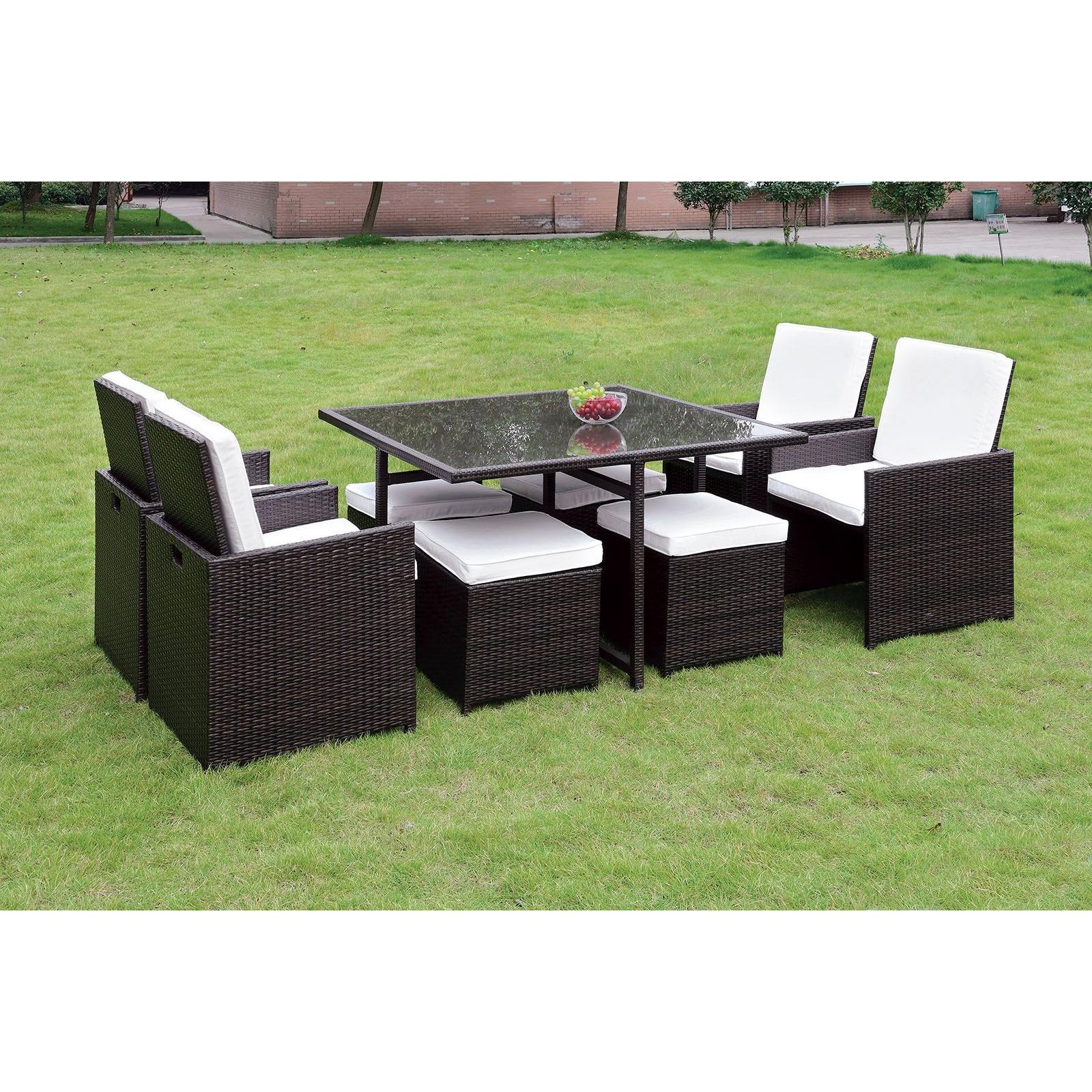  Furniture of America Outdoor Dining Sets 9-Piece CM-OT2101-SET IMAGE 4