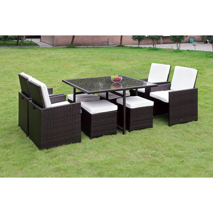  Furniture of America Outdoor Dining Sets 9-Piece CM-OT2101-SET IMAGE 4