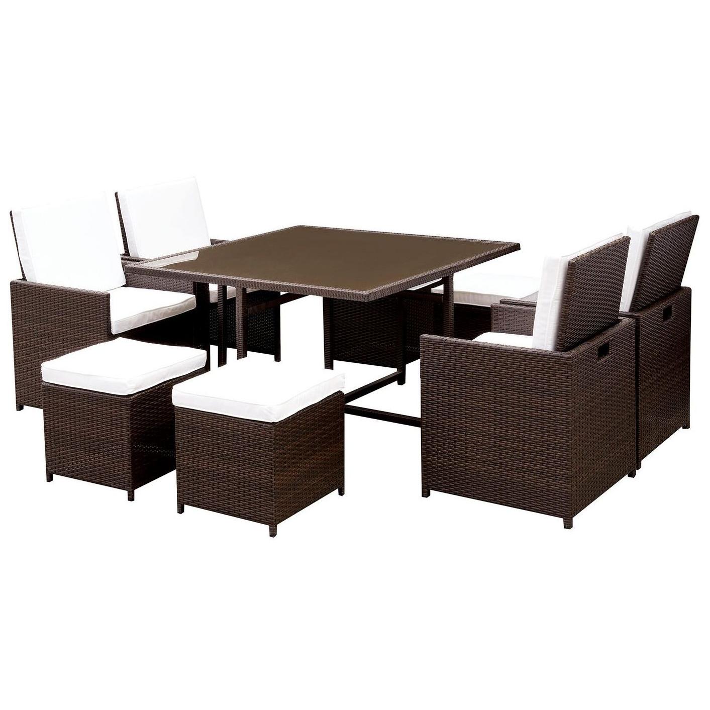 Furniture of America Outdoor Dining Sets 9-Piece CM-OT2101-SET IMAGE 5
