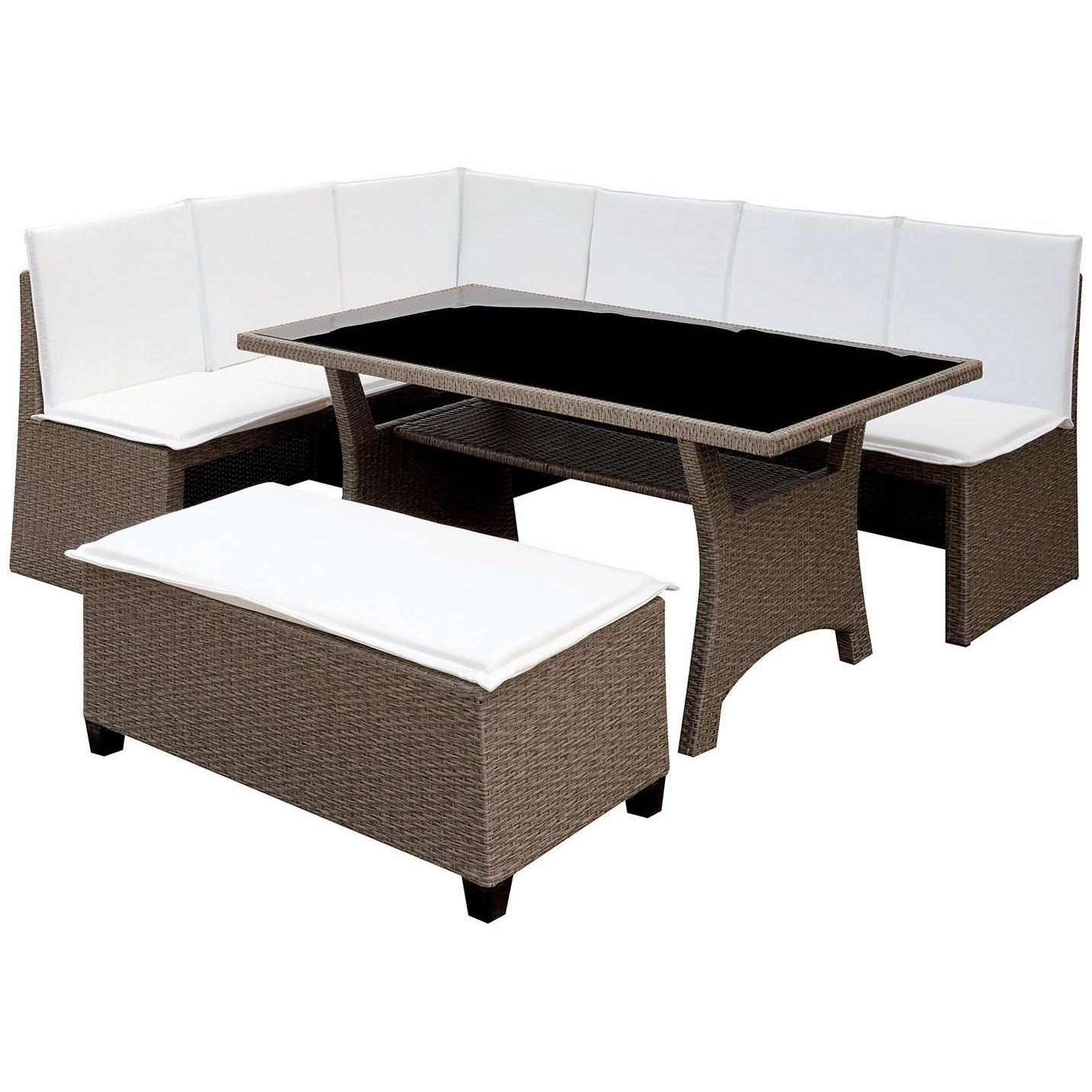  Furniture of America Outdoor Dining Sets 3-Piece CM-OT2102-SET IMAGE 10