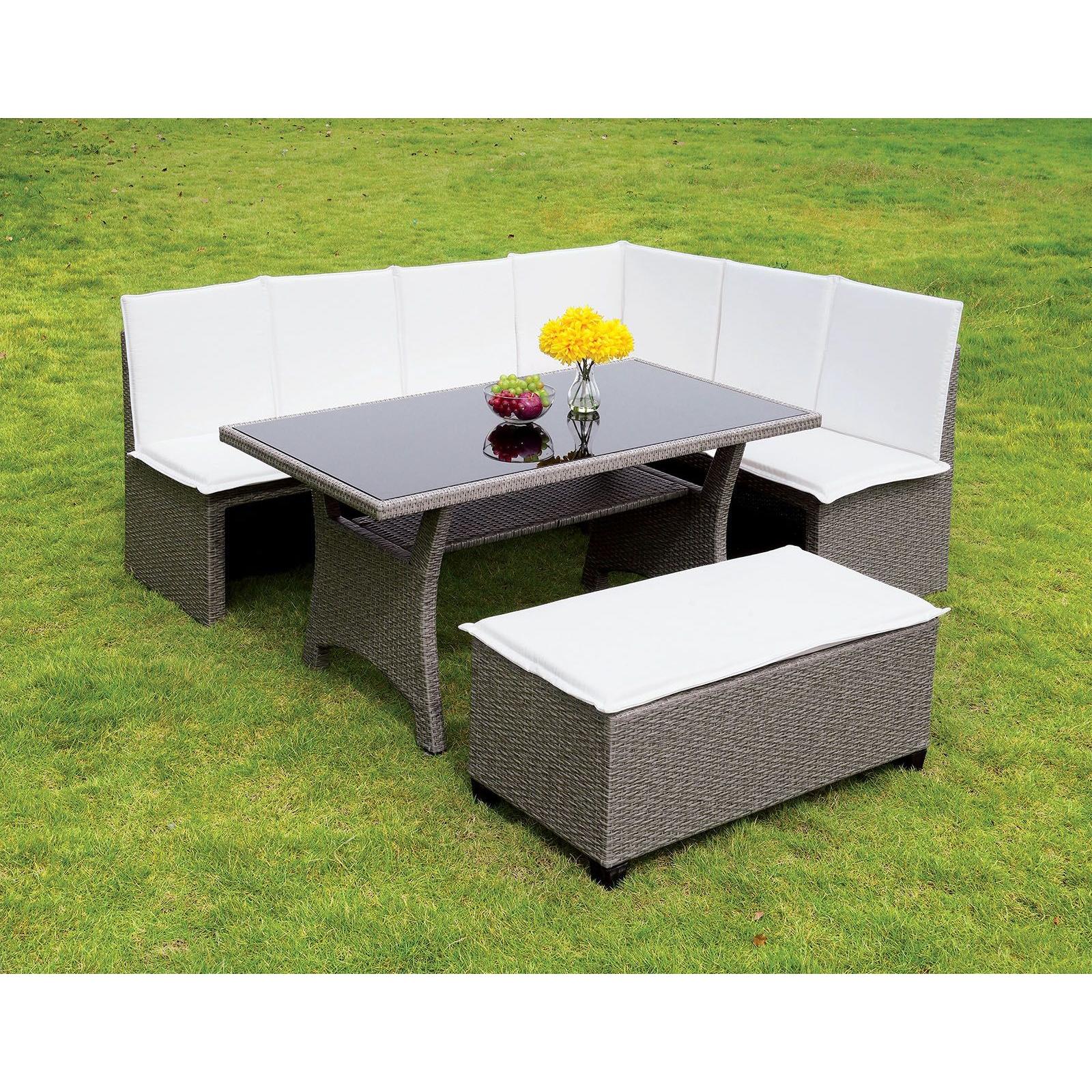  Furniture of America Outdoor Dining Sets 3-Piece CM-OT2102-SET IMAGE 2