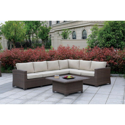  Furniture of America Outdoor Seating Sectionals CM-OS1840BR-SET1-RCR IMAGE 1