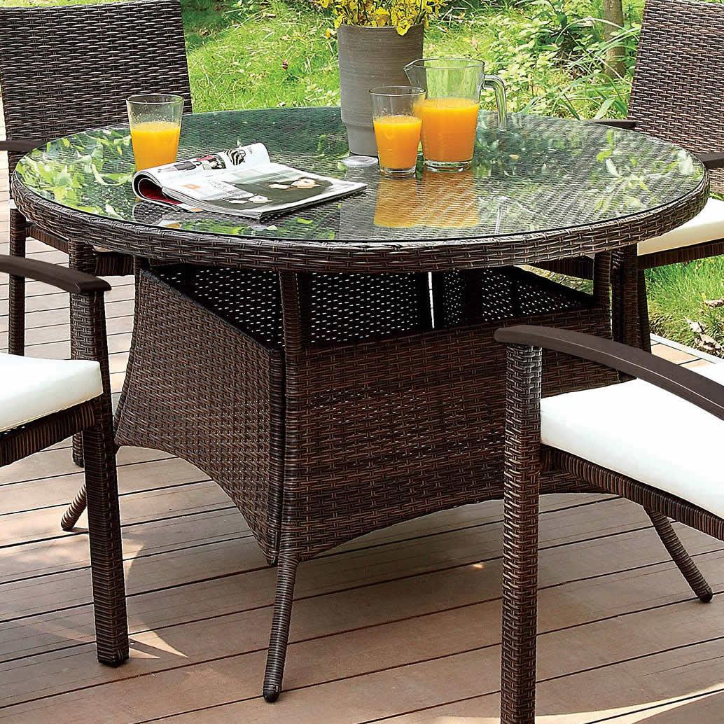  Furniture of America Outdoor Tables Dining Tables CM-OT1853-RT-TABLE IMAGE 1