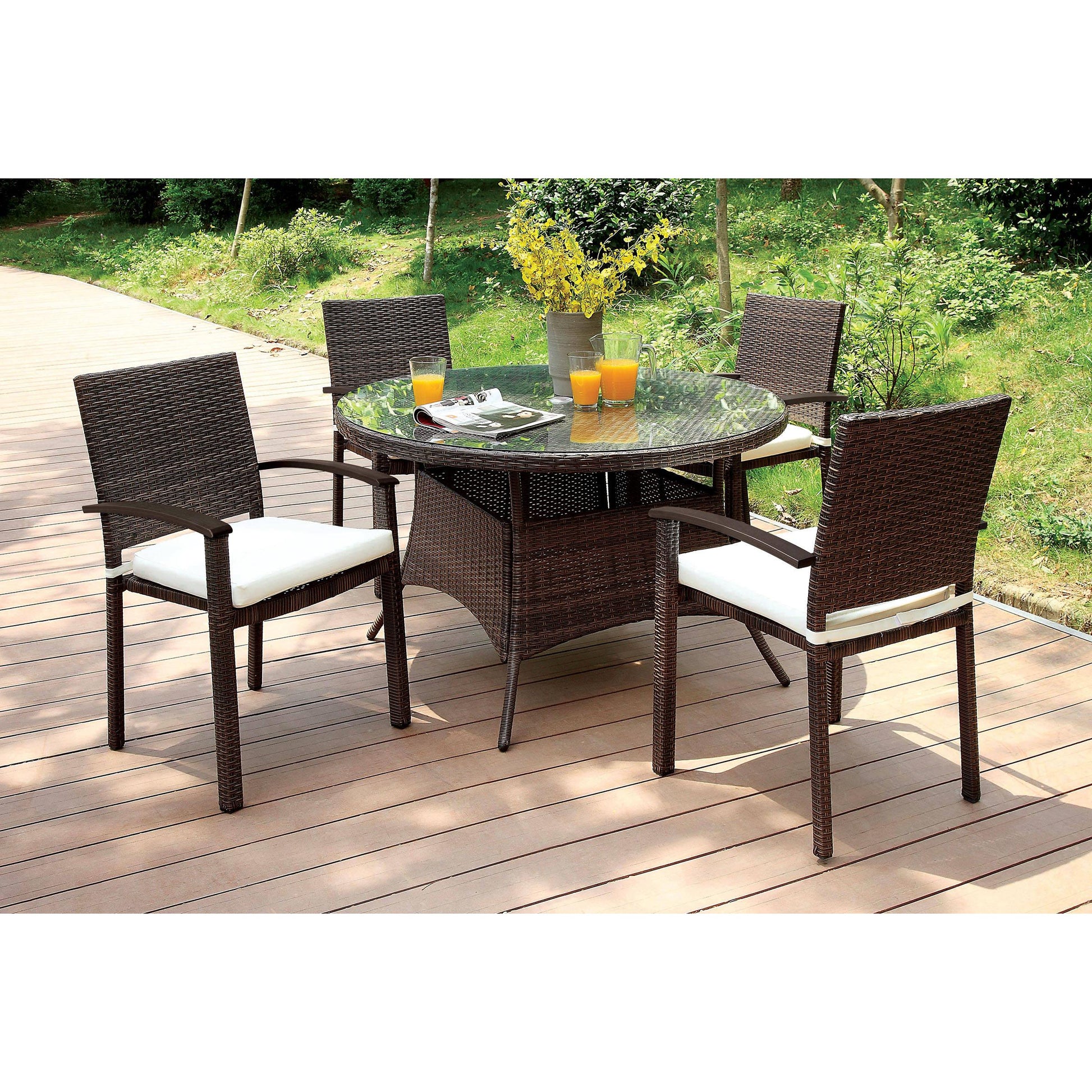  Furniture of America Outdoor Tables Dining Tables CM-OT1853-RT-TABLE IMAGE 4