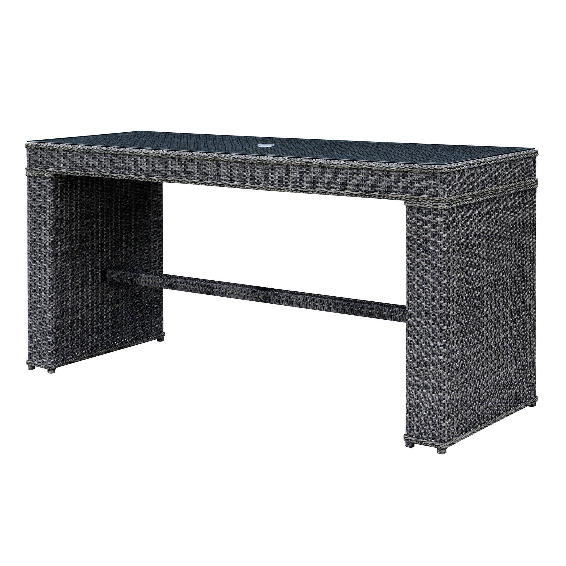  Furniture of America Outdoor Tables Pub Tables CM-OT1847-BT IMAGE 1
