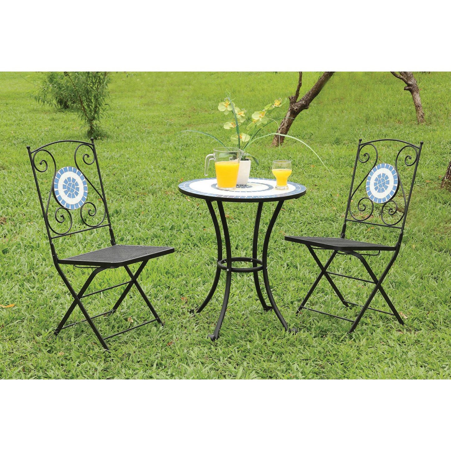  Furniture of America Outdoor Seating Chairs CM-OT1801-CH-2PK IMAGE 2