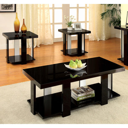  Furniture of America Lakoti I Occasional Table Set CM4240BK-3PK IMAGE 1
