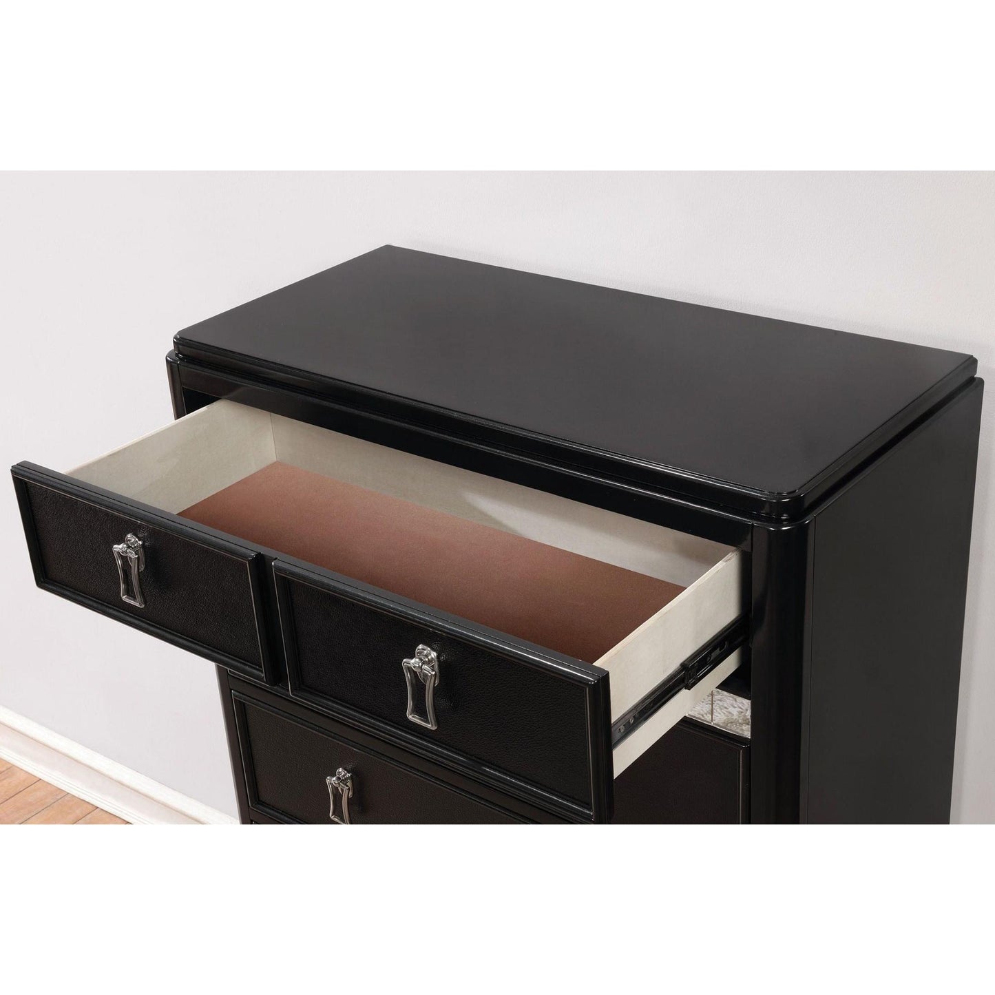  Furniture of America Ariston 6-Drawer Chest CM7170BK-C IMAGE 2