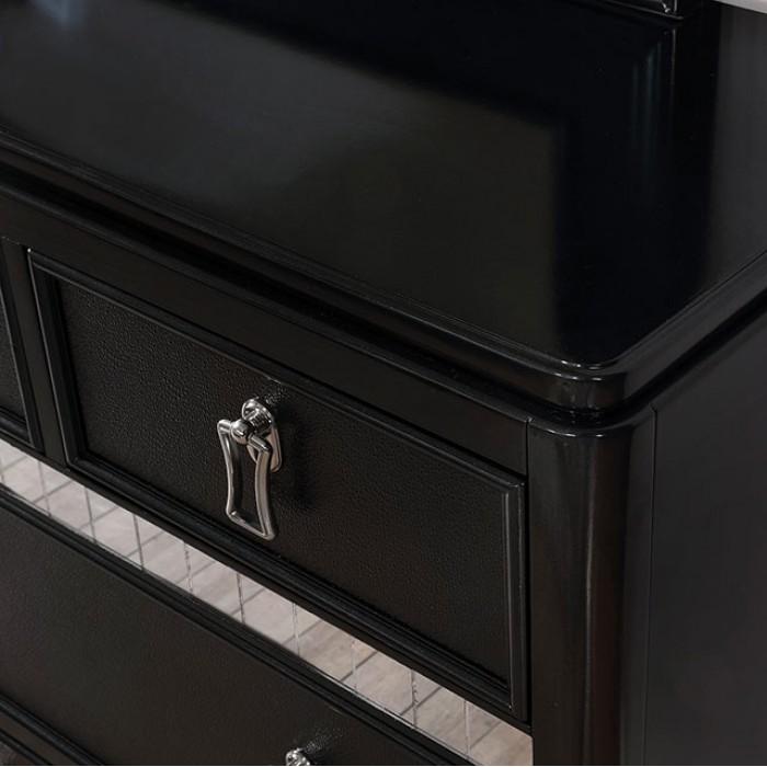  Furniture of America Ariston 6-Drawer Chest CM7170BK-C IMAGE 4