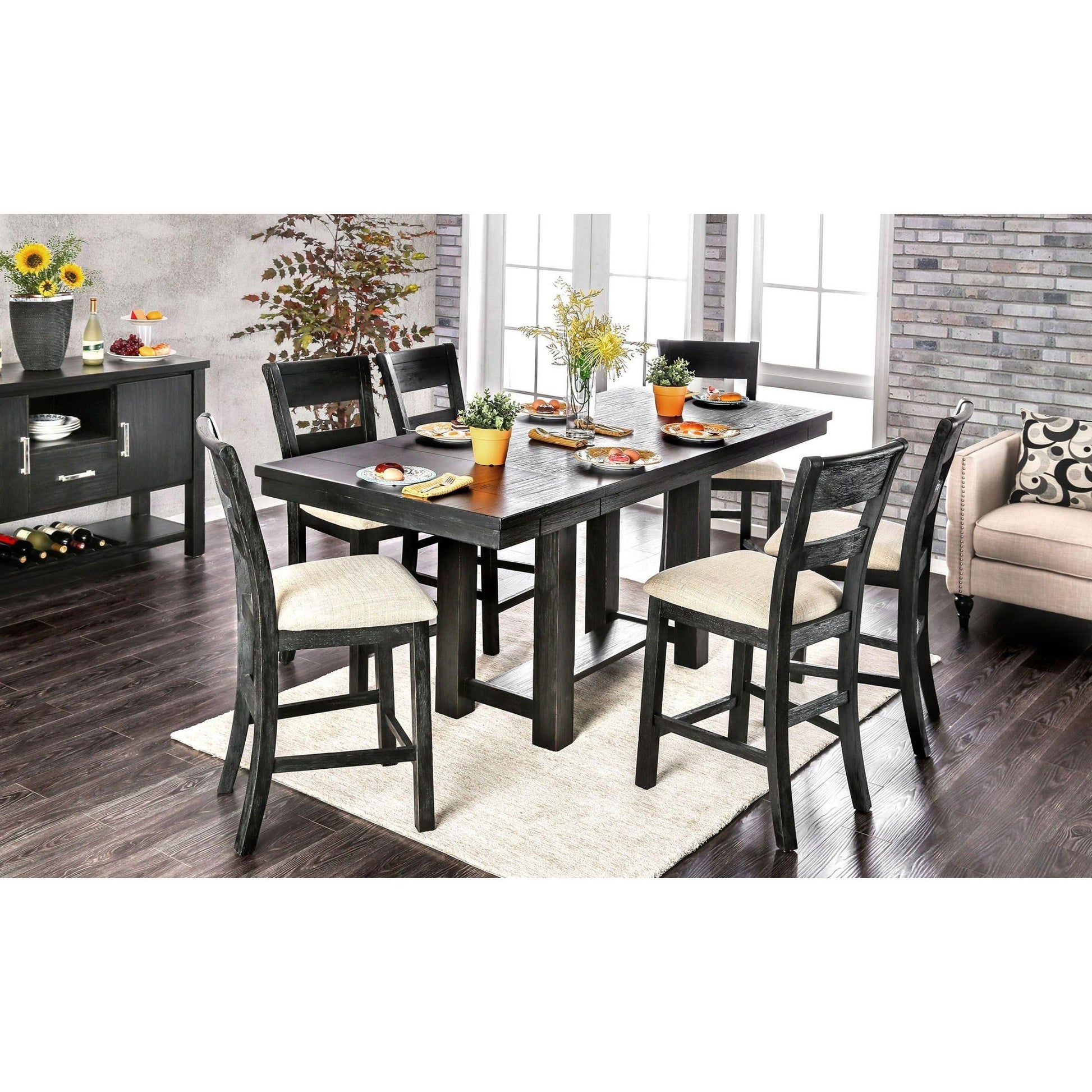  Furniture of America Thomaston Counter Height Dining Chair CM3543PC-2PK IMAGE 5