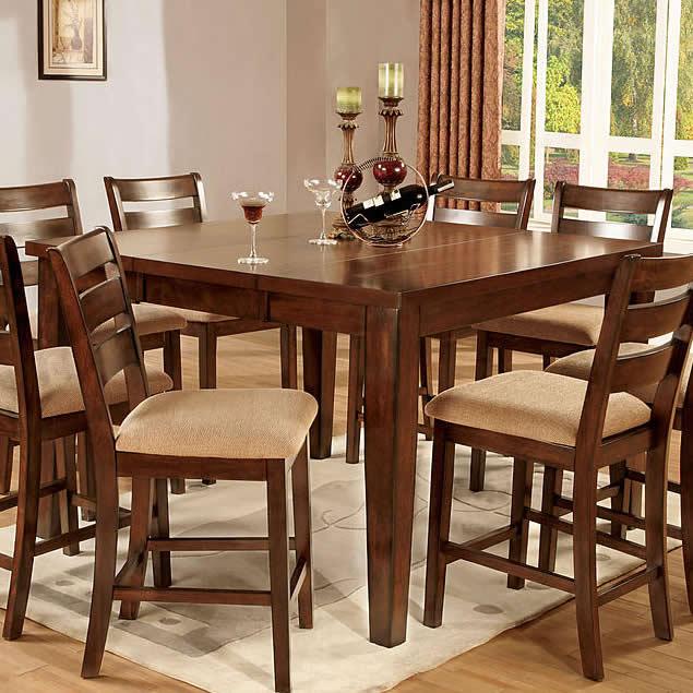  Furniture of America Square Priscilla II Counter Height Dining Table CM3111PT IMAGE 1