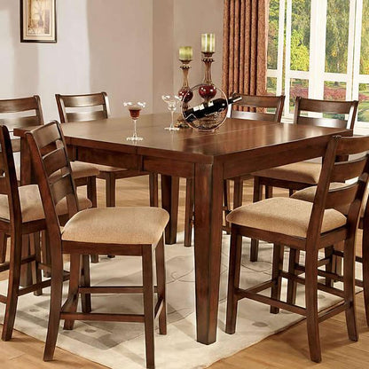  Furniture of America Square Priscilla II Counter Height Dining Table CM3111PT IMAGE 1