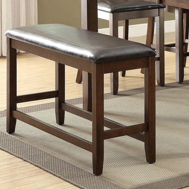 Furniture of America Brockton II Counter Height Bench CM3355PBN IMAGE 3