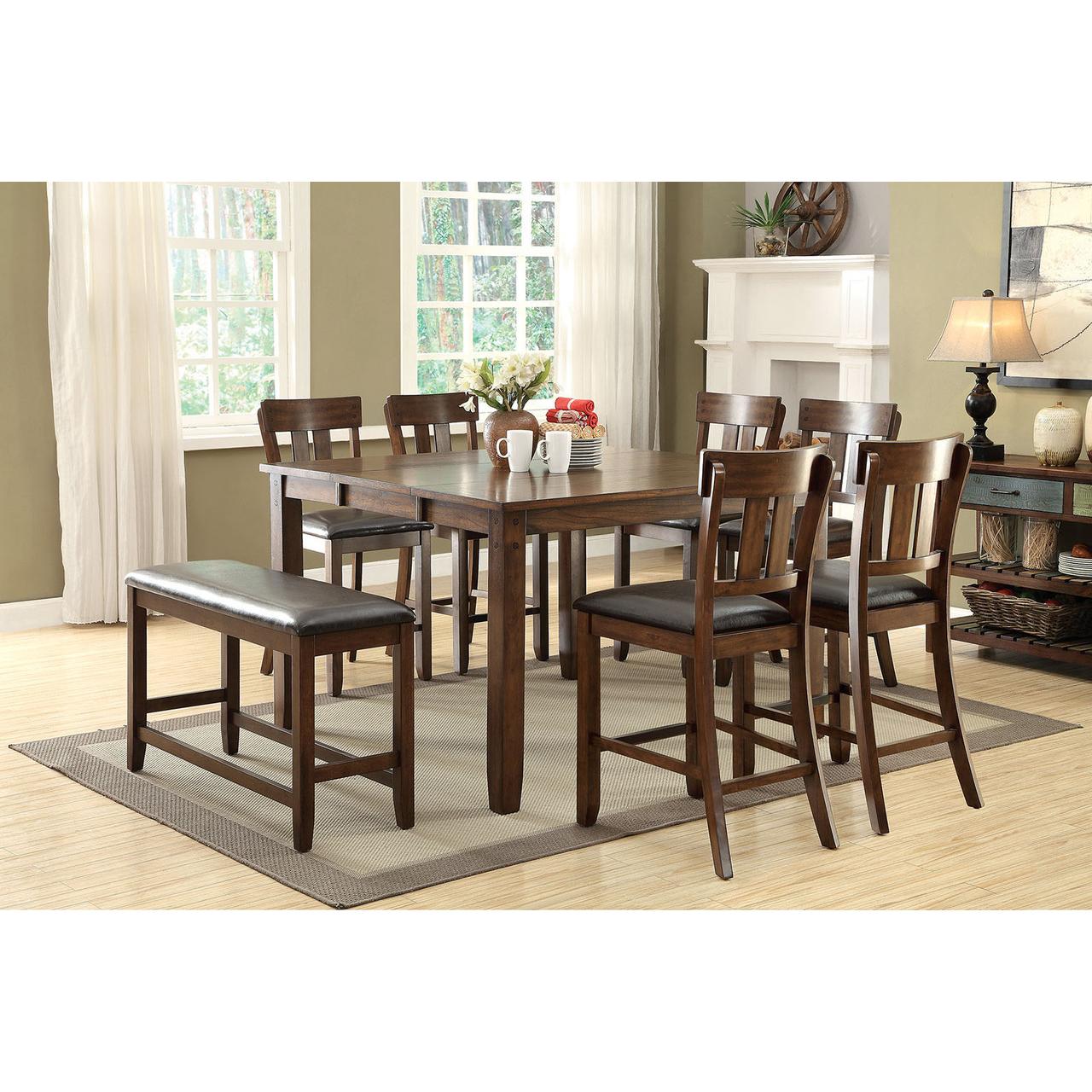  Furniture of America Brockton II Counter Height Bench CM3355PBN IMAGE 7