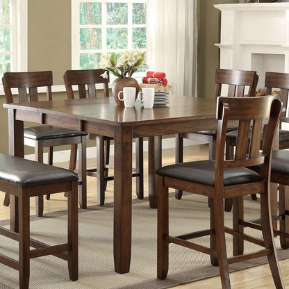  Furniture of America Square Brockton II Dining Table CM3355PT IMAGE 2