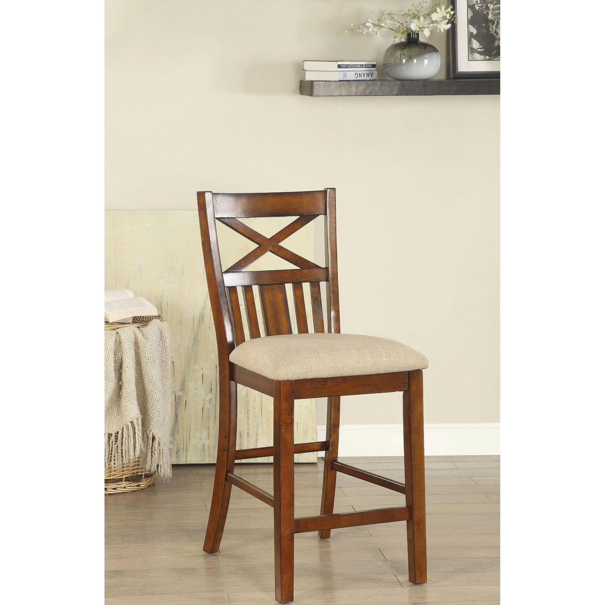  Furniture of America Arlington Counter Height Dining Chair CM3037PC-2PK IMAGE 2