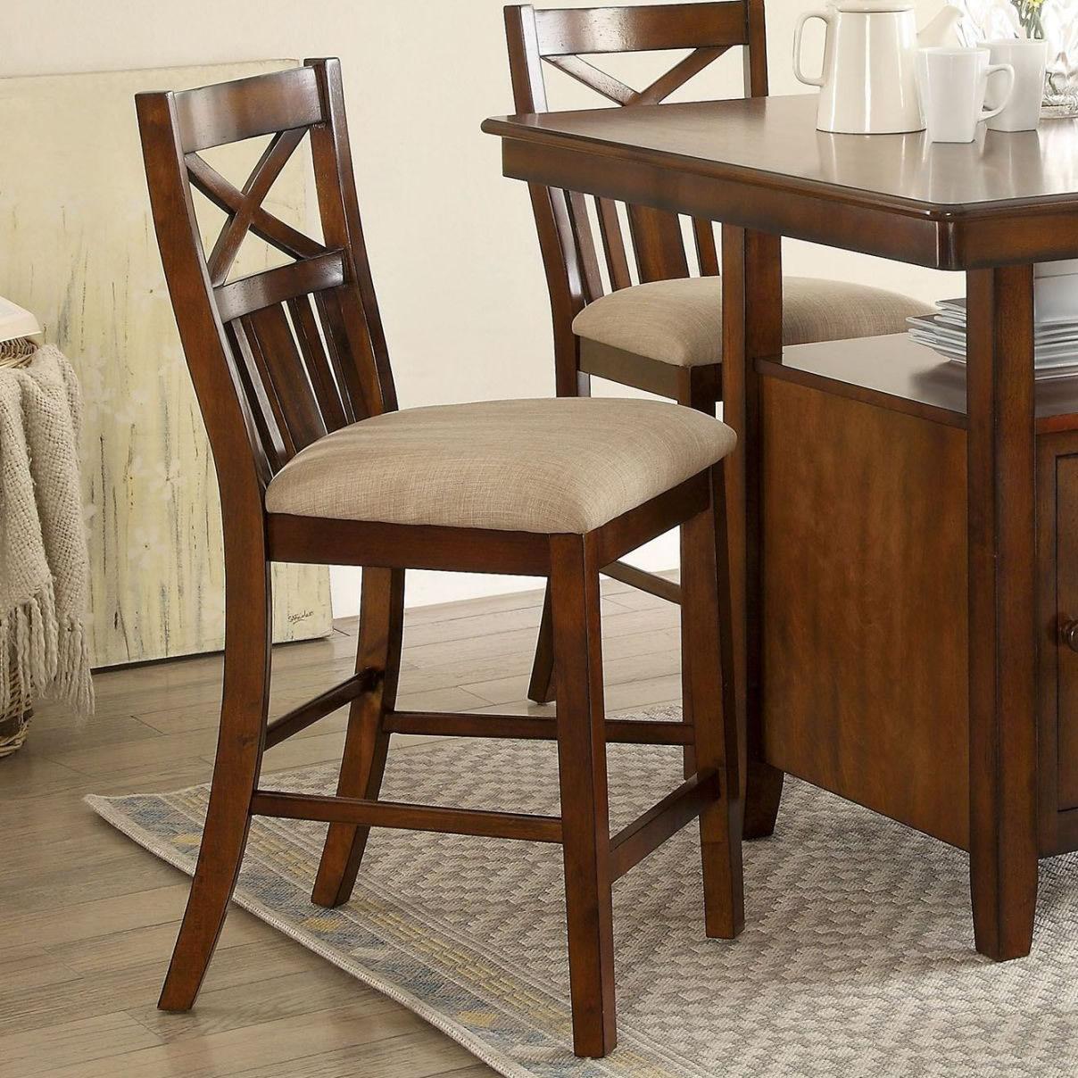  Furniture of America Arlington Counter Height Dining Chair CM3037PC-2PK IMAGE 3