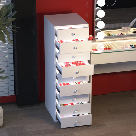 Drawer Makeup Vanity Storage Unit