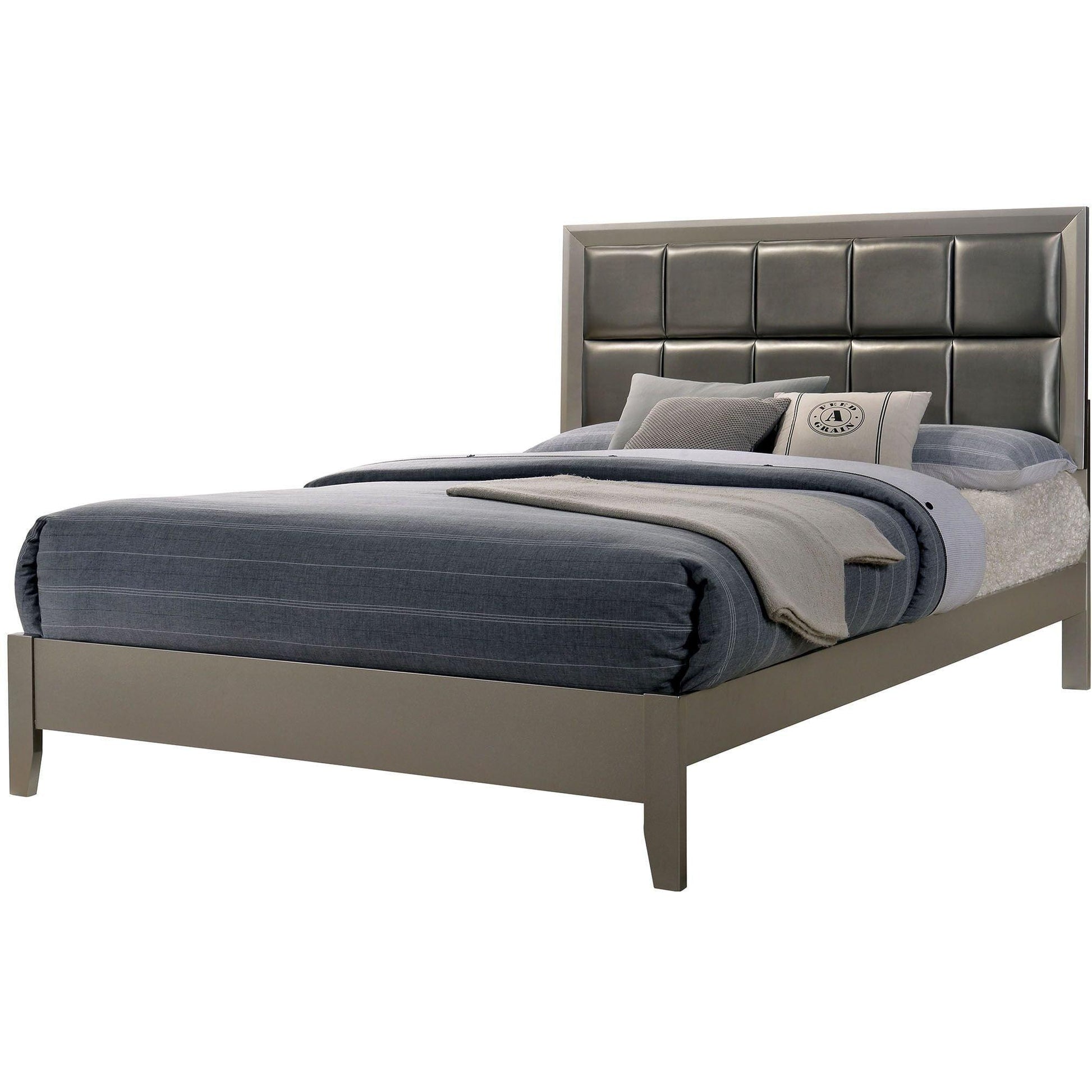  Furniture of America Blythe California King Upholstered Panel Bed CM7869CK-BED IMAGE 1