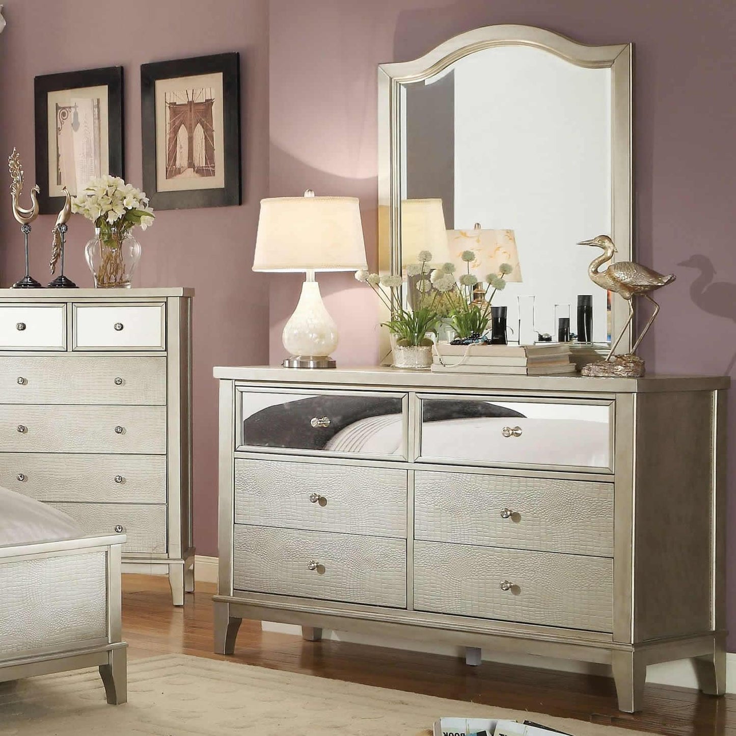  Furniture of America Adeline 6-Drawer Dresser CM7282D IMAGE 4