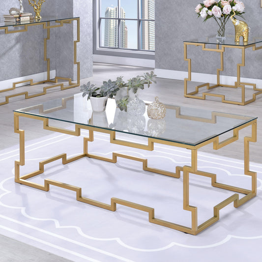  Furniture of America Josephine Coffee Table CM4014C IMAGE 1
