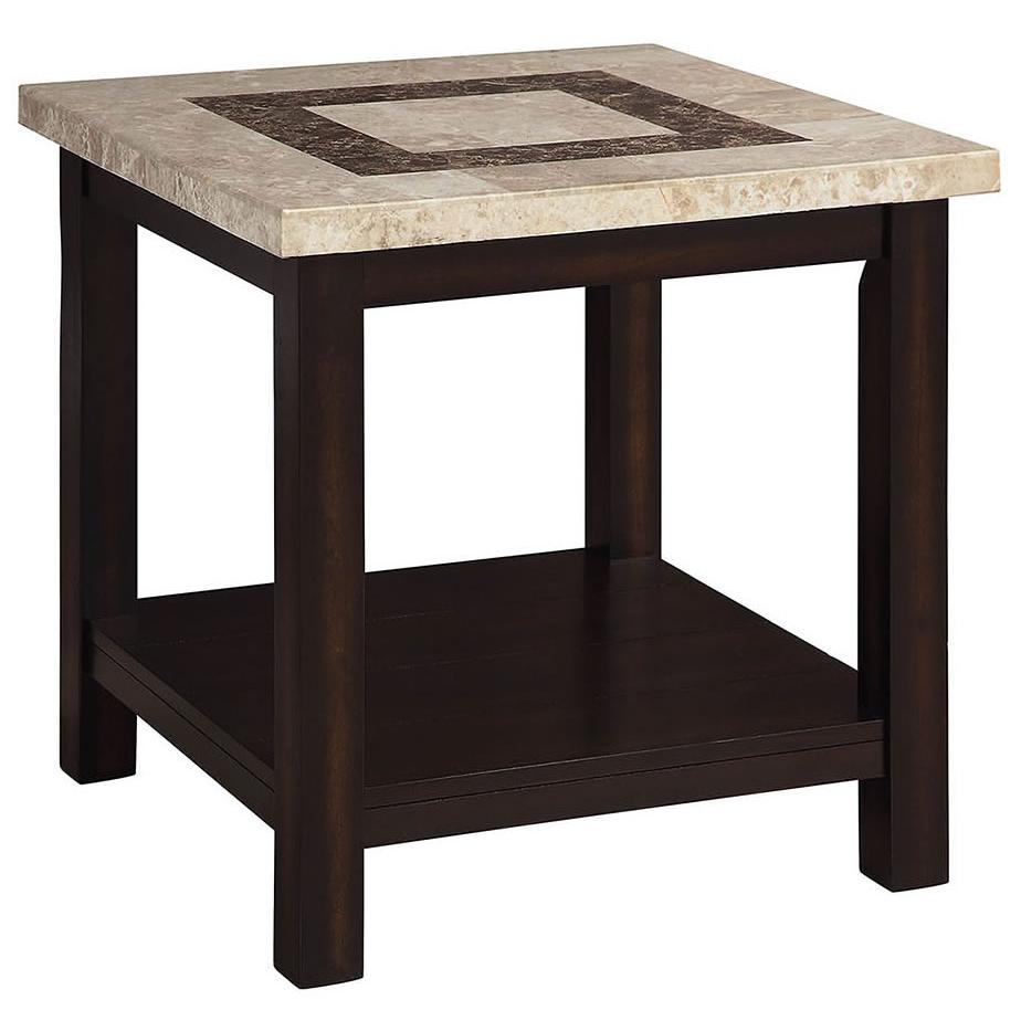  Furniture of America Rosetta End Table CM4186E IMAGE 1