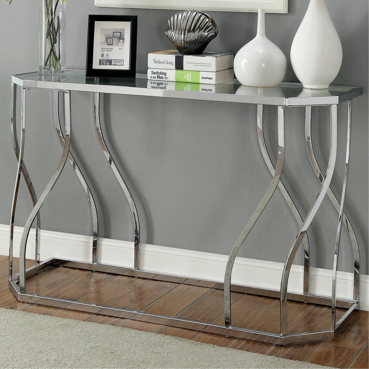  Furniture of America Evaline Sofa Table CM4158S-PK IMAGE 2