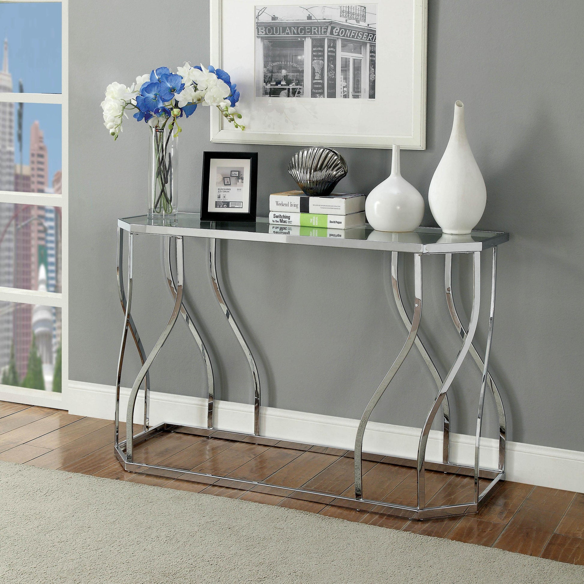  Furniture of America Evaline Sofa Table CM4158S-PK IMAGE 3