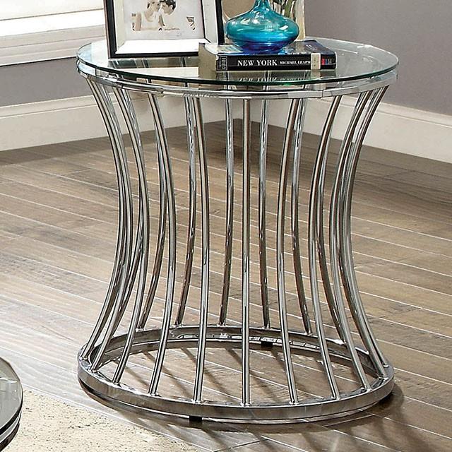  Furniture of America Esme End Table CM4172E-PK IMAGE 1